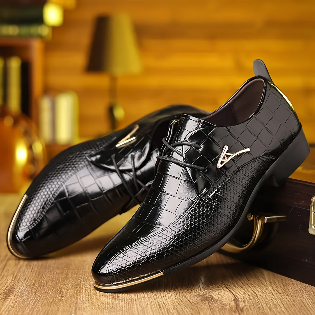 New Men'S Formal Shoes, Elegant Footwear for Men, Large Size Loafers, Casual Shoes, Gifts for Men, Pointed Fashionable Social Shoes, Barber Shoes, Men'S Black Shoes