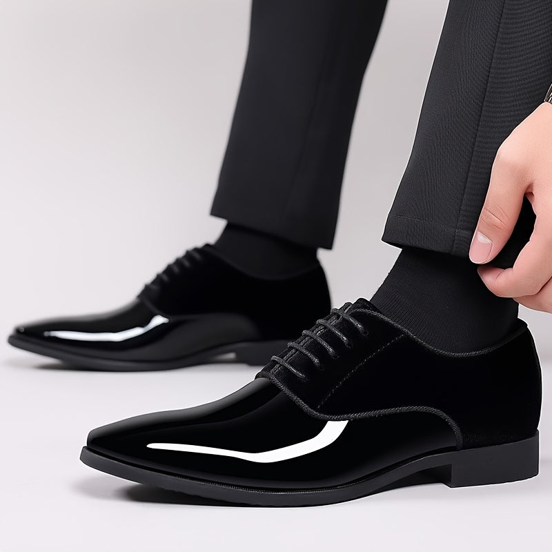 Men'S Formal Shoes, Elegant Loafers, Business Casual Footwear, Lightweight Gifts for Men, Trendy Men'S Slip-Ons, Comfortable Low-Top Shoes, English Square-Toed Shoes for Weddings, Work, And Commuting, Social Shoes for Men in