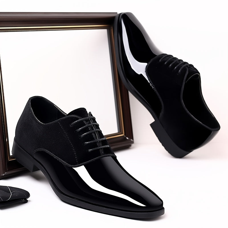 Men'S Formal Shoes, Elegant Loafers, Business Casual Footwear, Lightweight Gifts for Men, Trendy Men'S Slip-Ons, Comfortable Low-Top Shoes, English Square-Toed Shoes for Weddings, Work, And Commuting, Social Shoes for Men in