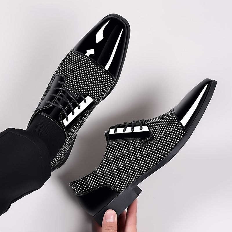 Men'S Formal Shoes, Elegant Loafers, Business Casual Footwear, Lightweight Gifts for Men, Trendy Men'S Slip-Ons, Comfortable Low-Top Shoes, English Square-Toed Shoes for Weddings, Work, And Commuting, Social Shoes for Men in