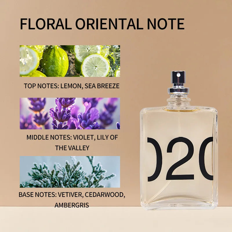 Refreshing Natural Fragrance Citrus Peel Top Quality 020 Eau De Toilette Spray Perfume for Men Women Personal Care
