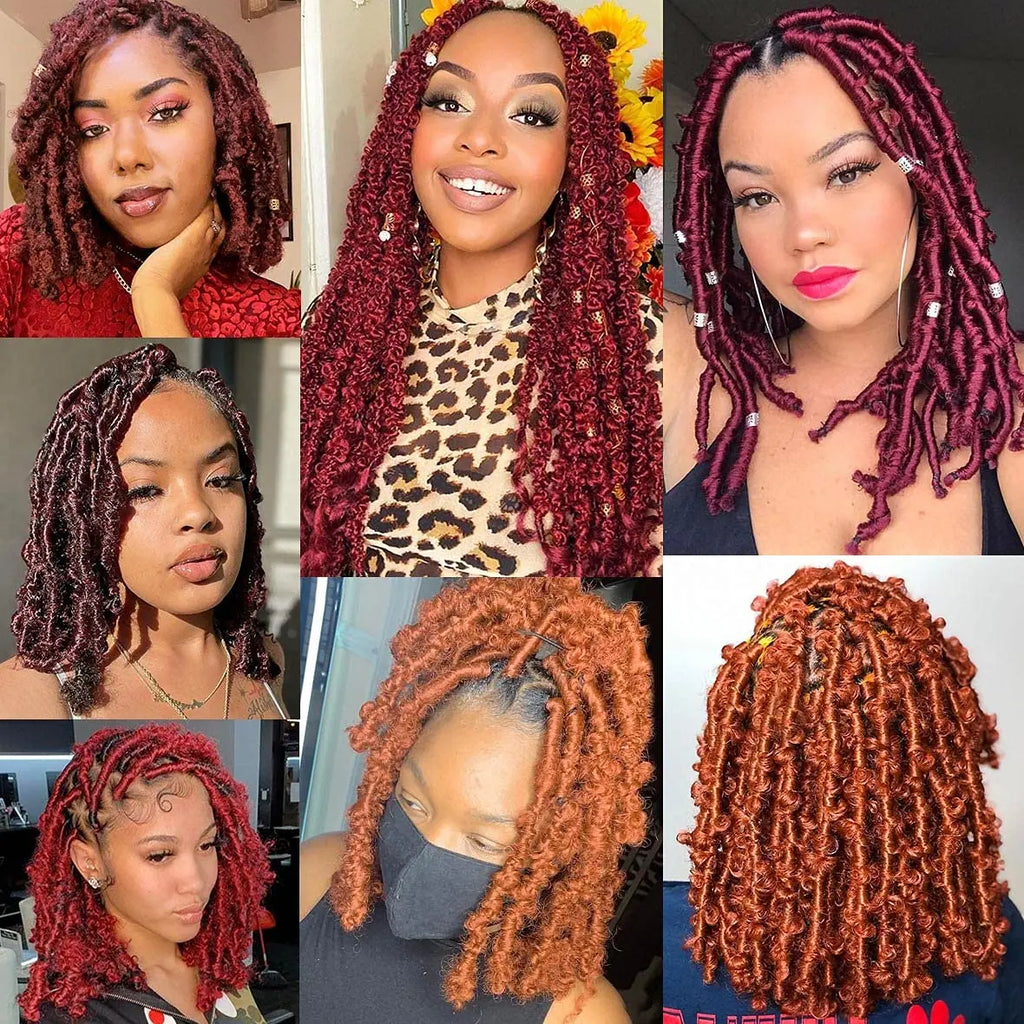 Springy Afro Twist Hair 16/24/28Inch Synthetic Pre-Separated Afro Kinky Twist Crochet Hair Extension For Faux Locs Marley Braids