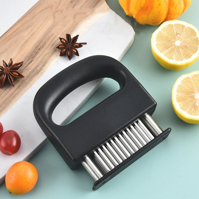 1PCS 48-pin Meat Tenderizer Stainless Steel Steak Tenderizer Kitchen Tools BBQ Beef Floss Needles Meat Stick Meat Patty Maker