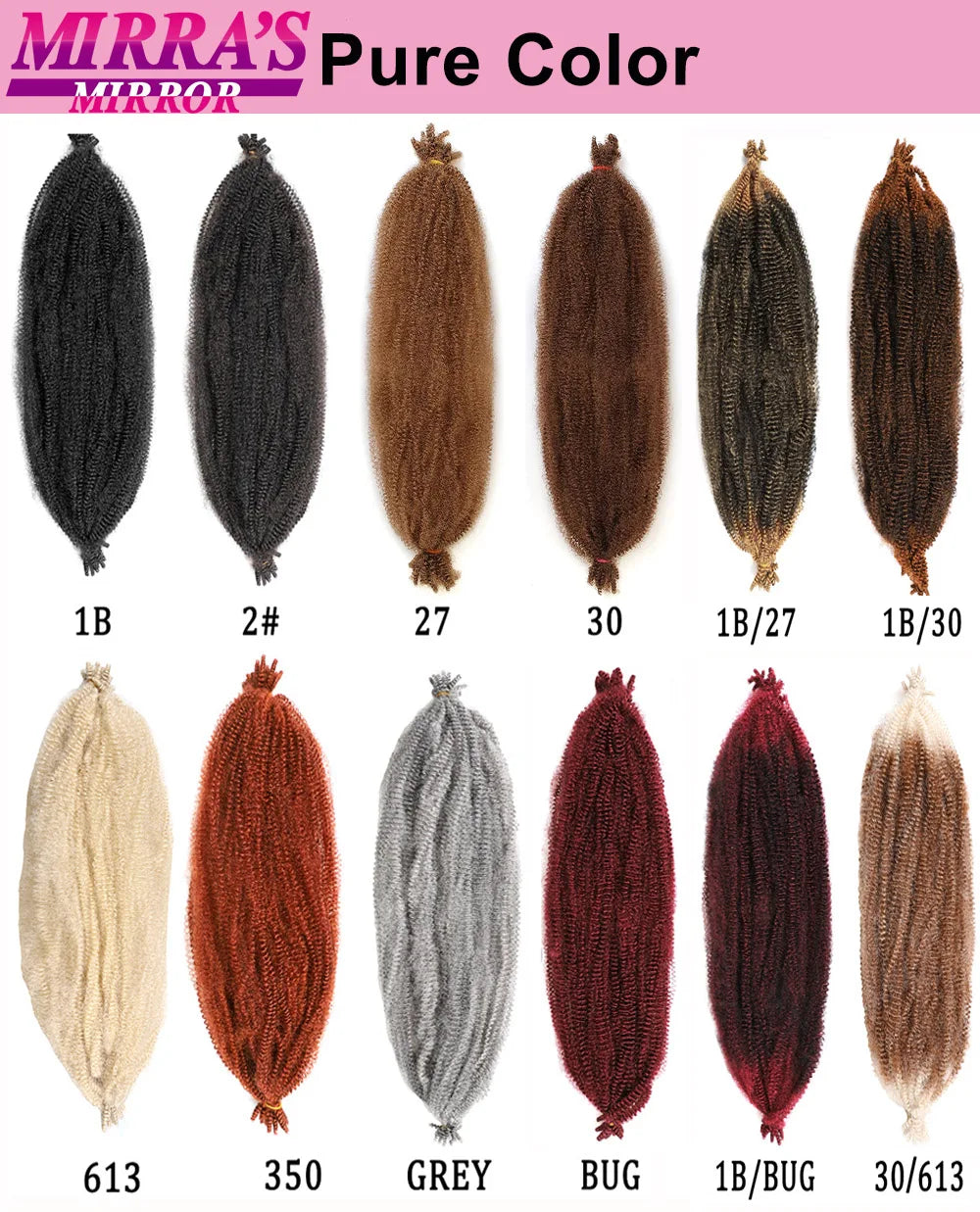 Springy Afro Twist Hair 16/24/28Inch Synthetic Pre-Separated Afro Kinky Twist Crochet Hair Extension For Faux Locs Marley Braids