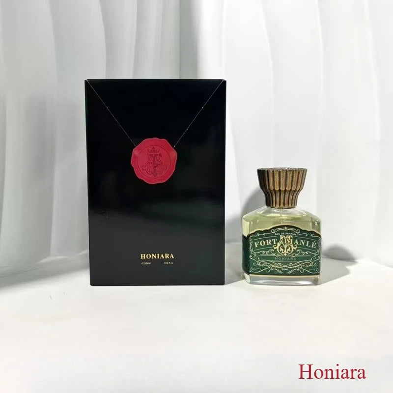 Long Lasting Perfume 50ml for Women Men Cognac Peach Rum Amber Fragrance Body Spray Oriental Woody Parfum Water Deodorant Scent