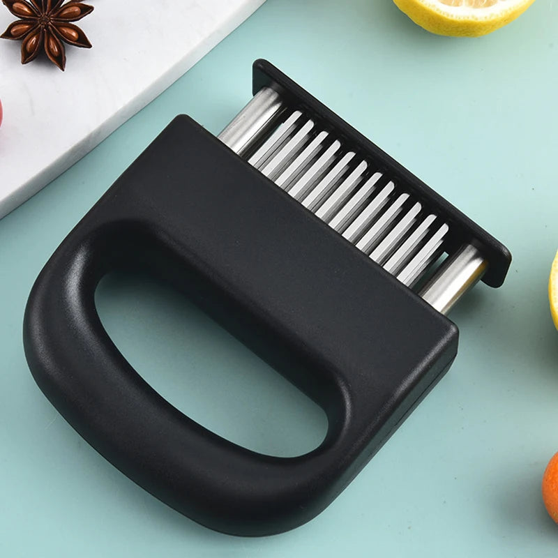 1PCS 48-pin Meat Tenderizer Stainless Steel Steak Tenderizer Kitchen Tools BBQ Beef Floss Needles Meat Stick Meat Patty Maker