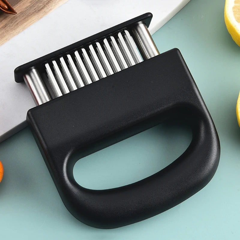 1PCS 48-pin Meat Tenderizer Stainless Steel Steak Tenderizer Kitchen Tools BBQ Beef Floss Needles Meat Stick Meat Patty Maker