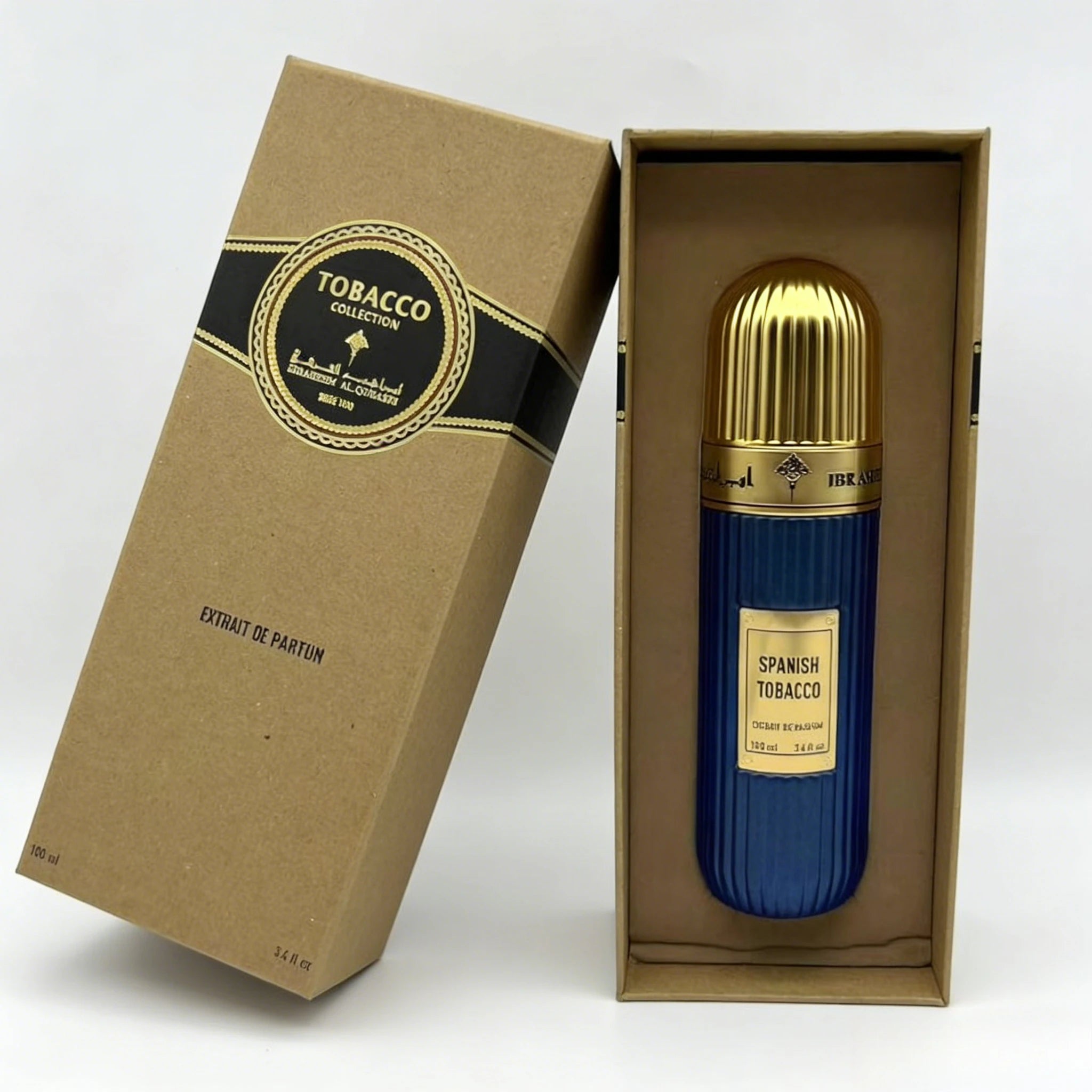 Tobacco Fragrance 100ml, Woody Aromatic Scent for Men & Women, Classic Long Lasting Perfume