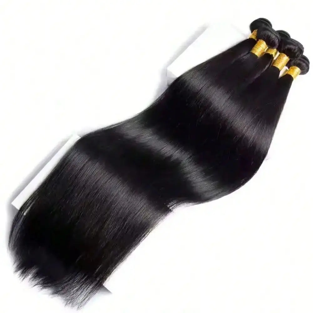 12A Bone Straight Human Hair Bundles 100% Unprocessed Brazilian Virgin Hair 32 Inch Raw Hair Double Bundles Weave Extensions