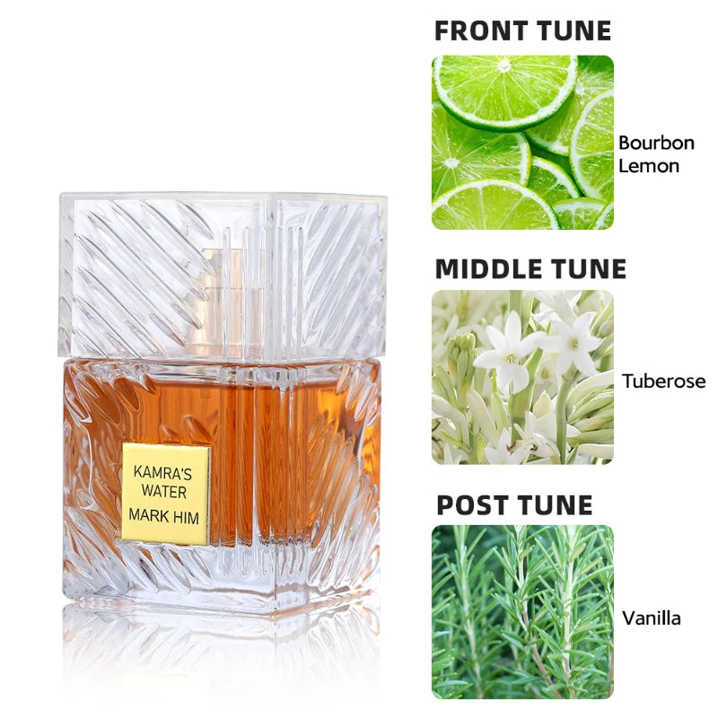 Premium Brand Men Fragrance Arabian Charm Pheromone Fragrance Spray Unisex Fragrance Long-lasting Romantic Fougère Woody Cologne