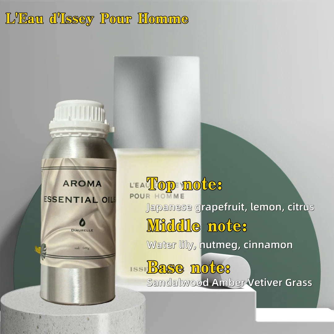 Famous Perfume 500ML Premium Hotel Air Freshener Luxury Scented Oils for Diffuser Home Office Pure Plant Essential Oil Blend