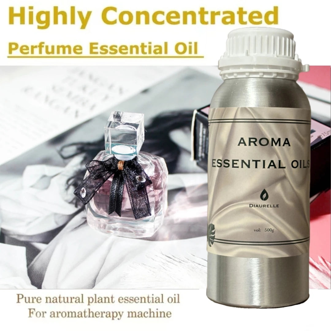Famous Perfume 500ML Premium Hotel Air Freshener Luxury Scented Oils for Diffuser Home Office Pure Plant Essential Oil Blend