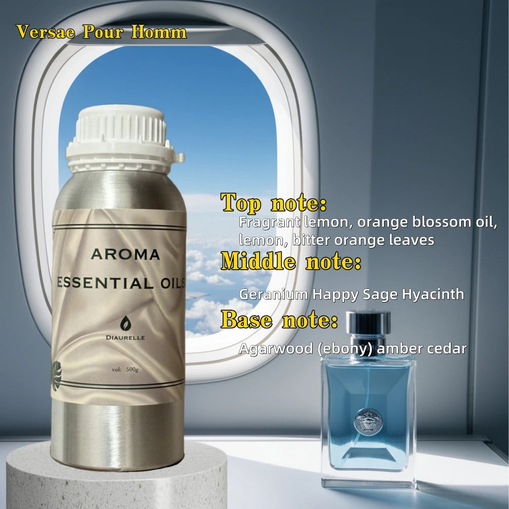 Famous Perfume 500ML Premium Hotel Air Freshener Luxury Scented Oils for Diffuser Home Office Pure Plant Essential Oil Blend