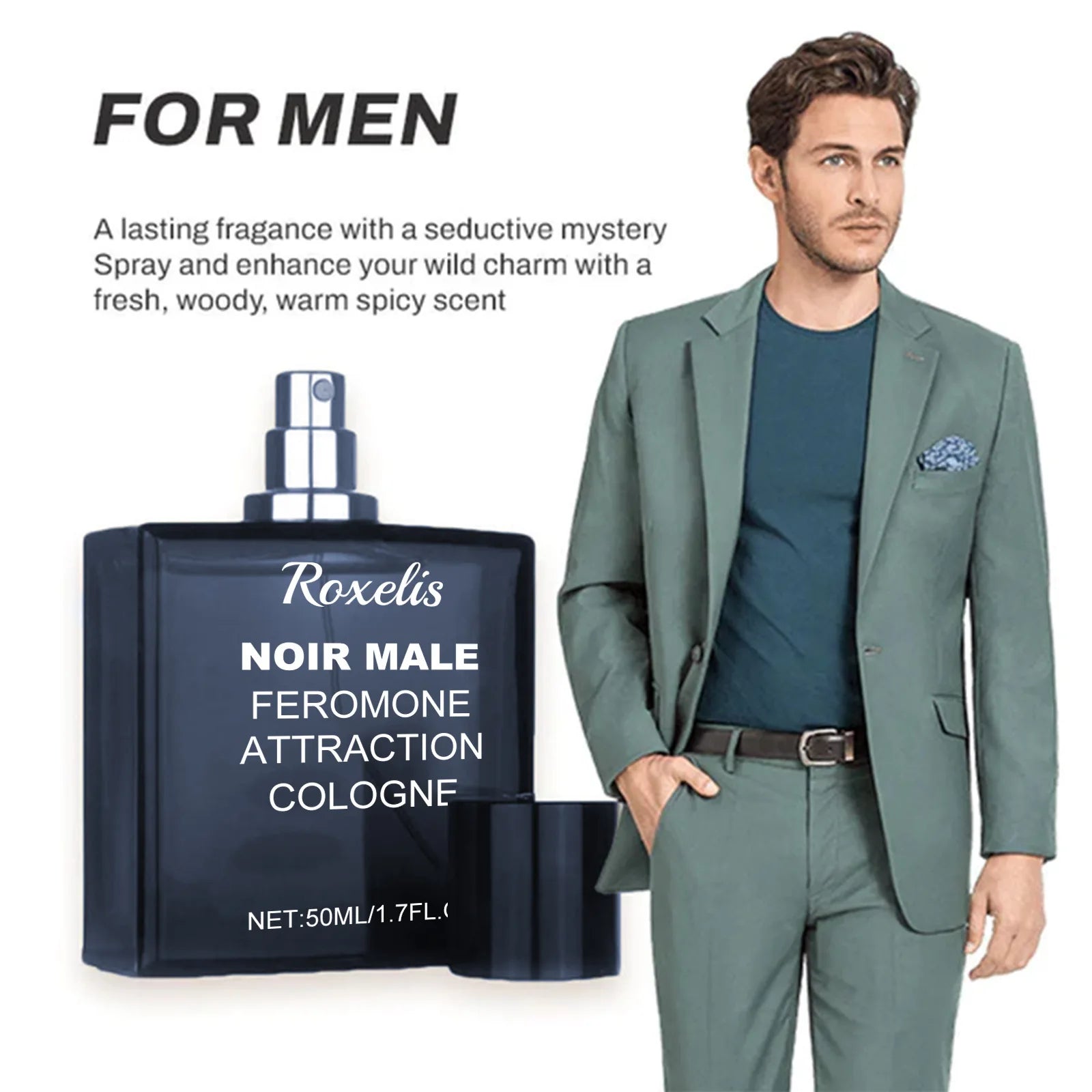 Men Cedar Wood Perfume More Attraction Long Lasting Aromatic Pheromone Scent Date Flirting Improve Confident Light Perfume Spray