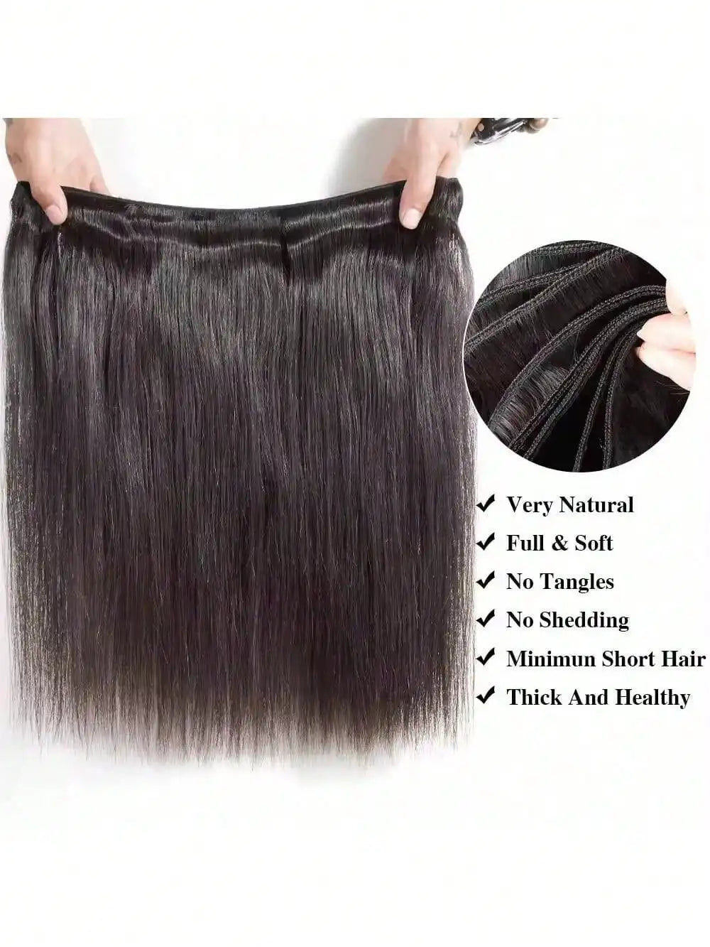 12A Bone Straight Human Hair Bundles 100% Unprocessed Brazilian Virgin Hair 32 Inch Raw Hair Double Bundles Weave Extensions