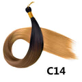 26 Inch Bone Straight Braiding Hair Synthetic Crochet Braids Hair Extensions Silky Pre Stretched Box Braids Hair Ombre Black