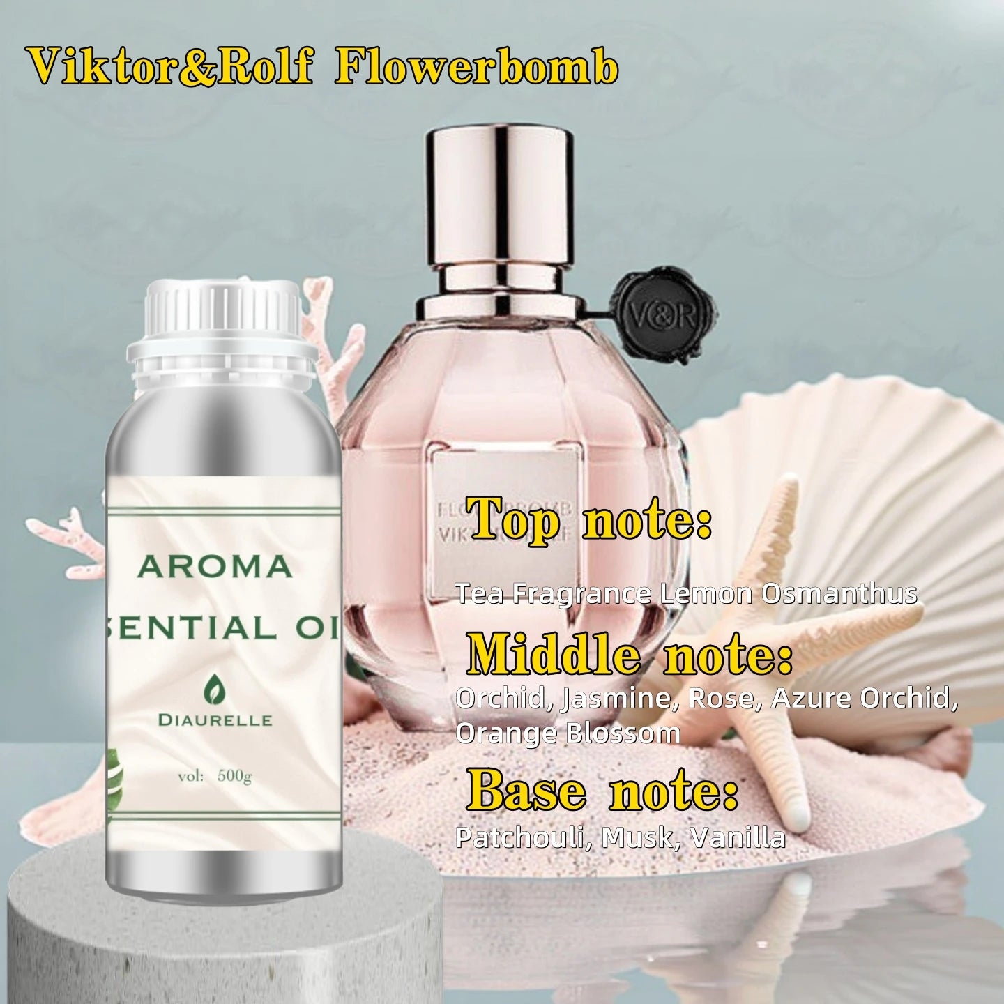 Famous Perfume 500ML Premium Hotel Air Freshener Luxury Scented Oils for Diffuser Home Office Pure Plant Essential Oil Blend