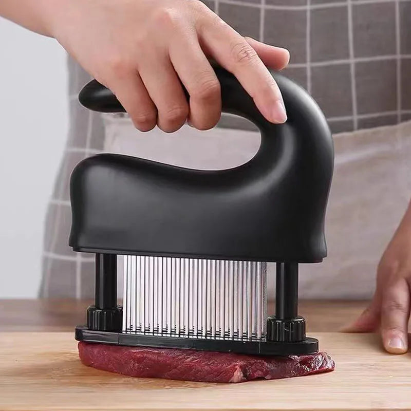 Meat Tenderizer with 48 Ultra Sharp Blades, Tenderizer for Steak, Beef, Fish & Poultry - Easy to Use & Clean