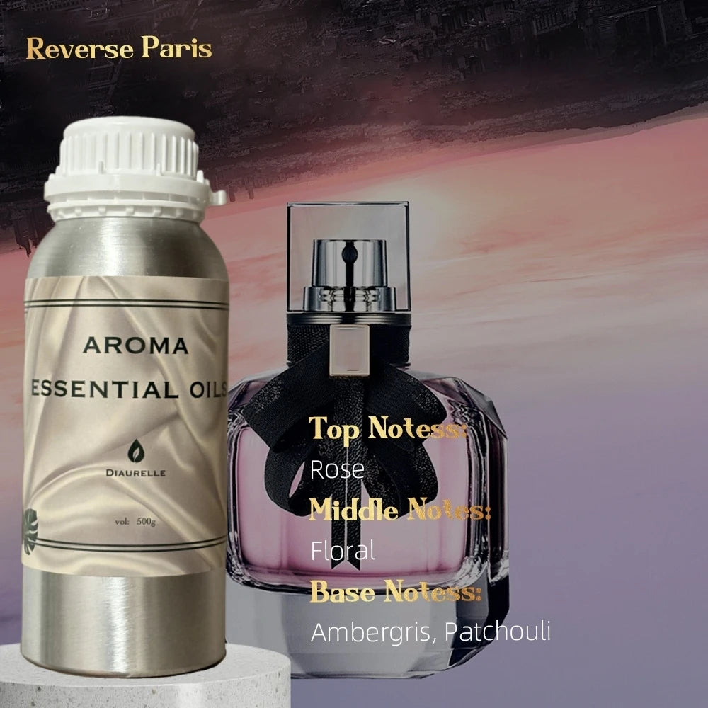 Famous Perfume 500ML Premium Hotel Air Freshener Luxury Scented Oils for Diffuser Home Office Pure Plant Essential Oil Blend
