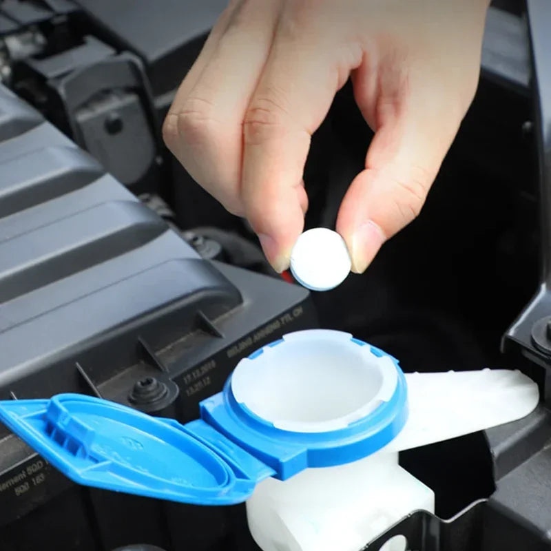 ‌All-Season Windshield Washer Effervescent Tablet (Solid Concentrate) Shellac-Free Formula