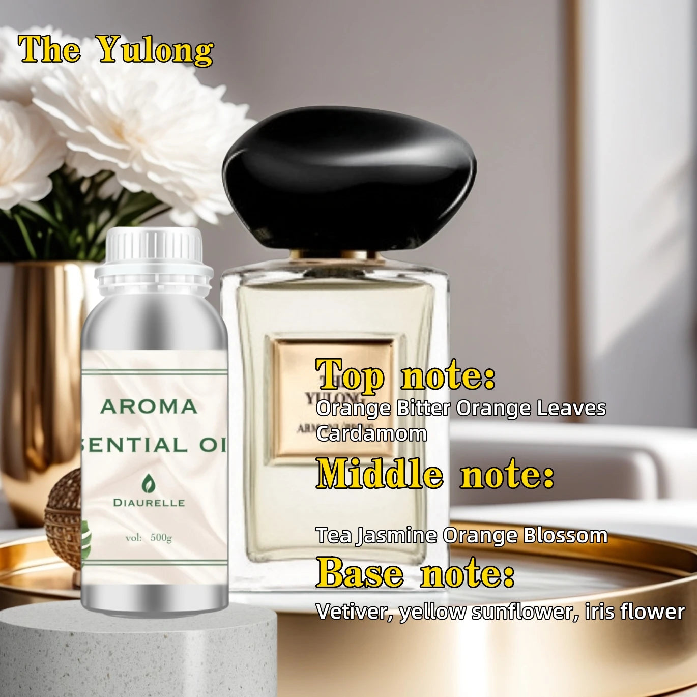 Famous Perfume 500ML Premium Hotel Air Freshener Luxury Scented Oils for Diffuser Home Office Pure Plant Essential Oil Blend