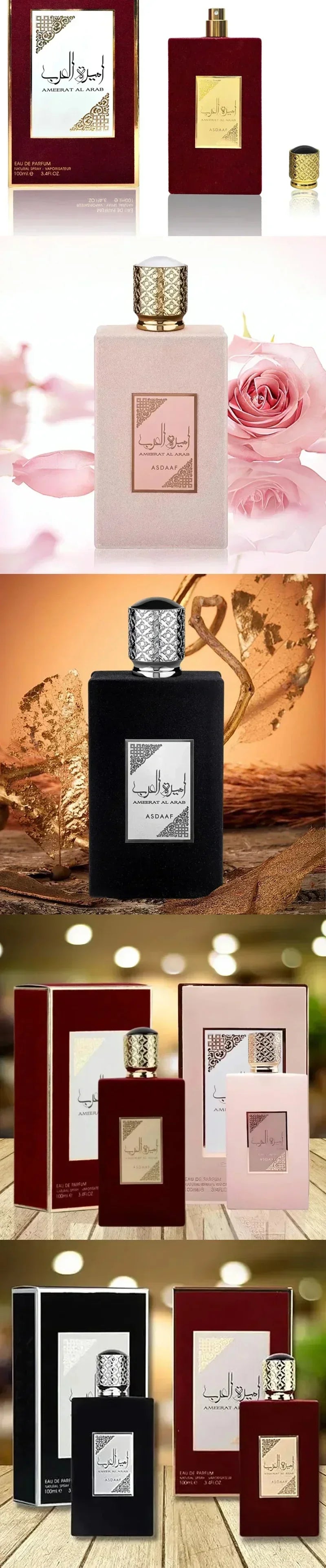 Lasting Luxury Aristocratic Perfume De Mujer Perfumes 100ml Feminino Perfumes For Holiday Gifts 100ml Arab Rose Eau De Parfum