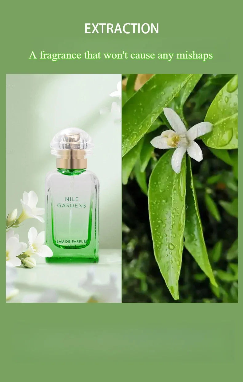 Fresh Herbal Scented Perfume Garden Perfume for Women - Floral Fruity Fragrance Long-Lasting and Elegant  perfumes mujer 50ml