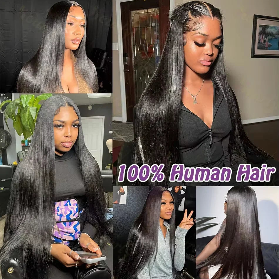 12A Bone Straight 100% Real Human Hair Bundles 30 40 Inch Raw Hair 4 5 Bundles Brazilian Hair Weave Extensions For Black Women