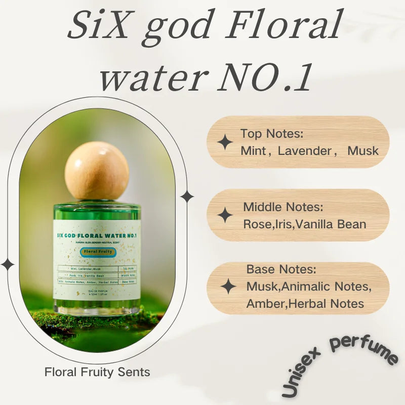 Fresh Herbal Scented Perfume Garden Perfume for Women - Floral Fruity Fragrance Long-Lasting and Elegant  perfumes mujer 50ml