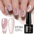 7ml Cat Magnetic Gel Nail Polish Pink Silver Semi Permanent Glitter Magnetic Gel UV/LED Needed Soak Off Painting Vanrish Design