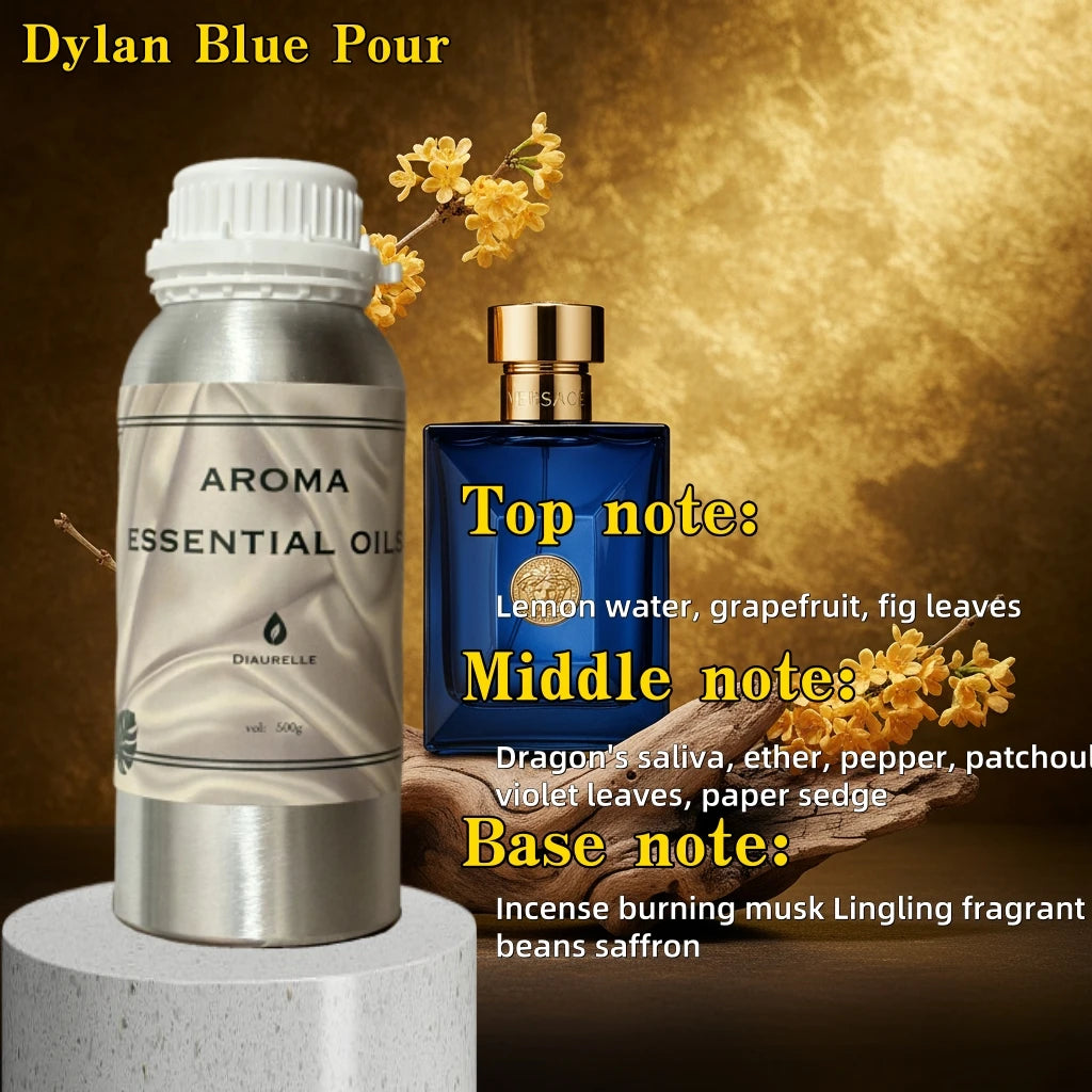 Famous Perfume 500ML Premium Hotel Air Freshener Luxury Scented Oils for Diffuser Home Office Pure Plant Essential Oil Blend