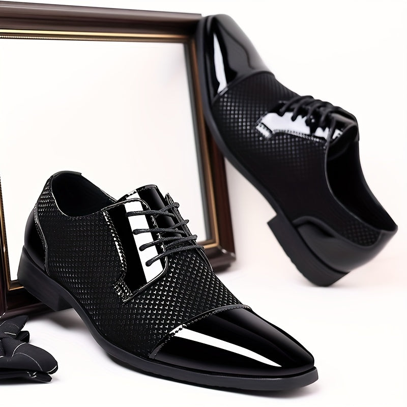 Men'S Formal Shoes, Elegant Loafers, Business Casual Footwear, Lightweight Gifts for Men, Trendy Men'S Slip-Ons, Comfortable Low-Top Shoes, English Square-Toed Shoes for Weddings, Work, And Commuting, Social Shoes for Men in