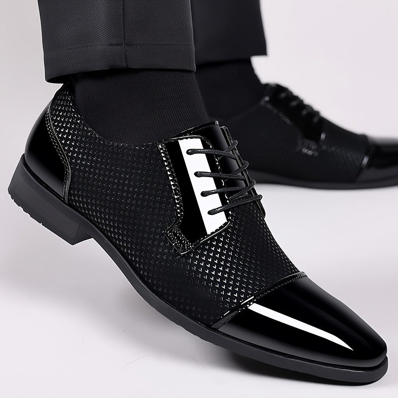 Men'S Formal Shoes, Elegant Loafers, Business Casual Footwear, Lightweight Gifts for Men, Trendy Men'S Slip-Ons, Comfortable Low-Top Shoes, English Square-Toed Shoes for Weddings, Work, And Commuting, Social Shoes for Men in
